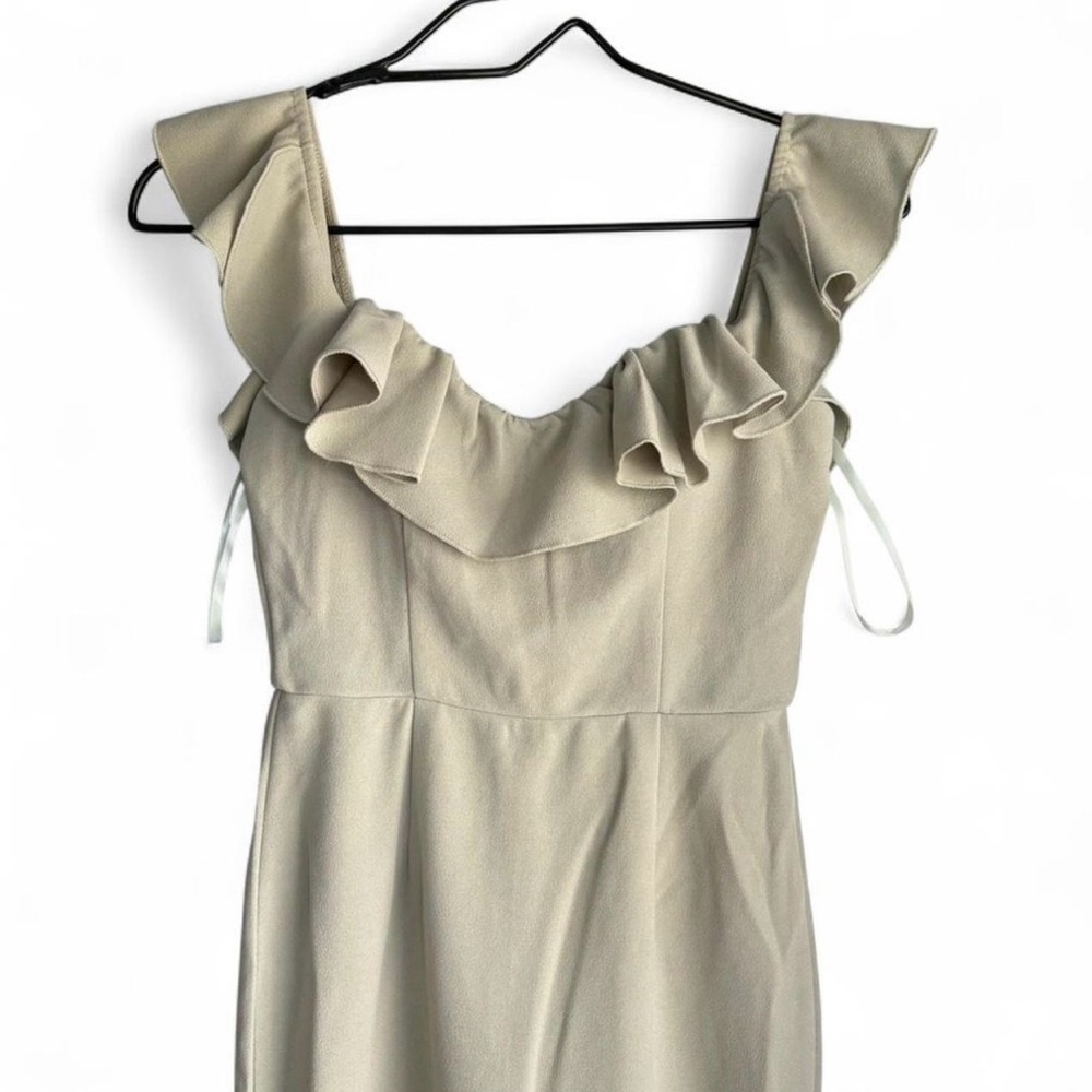 Light Green Ruffle Dress